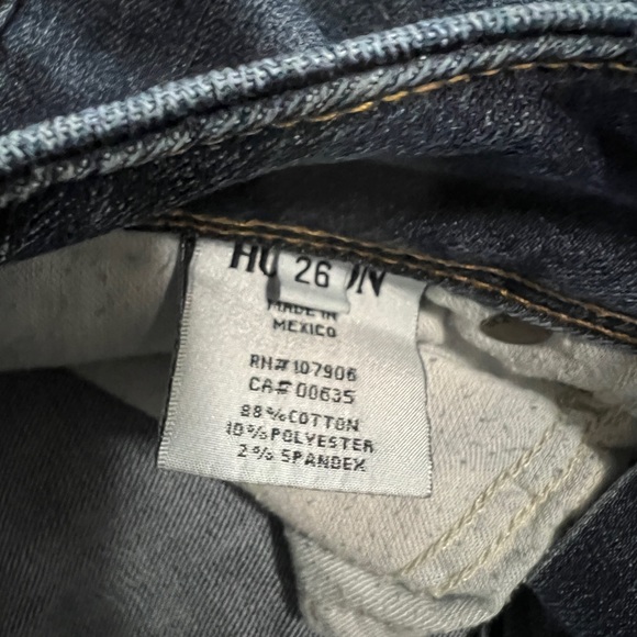 Hudson Jeans Beth Baby Boot Cut Flap Pocket Sz 26 - Picture 5 of 6